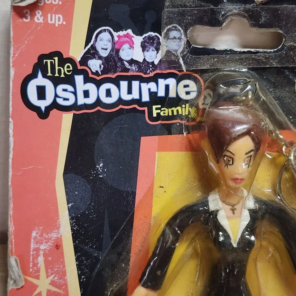 Sharon The Osbourne Family Bendable Keychain 2002 Fun 4 All See Pictures & Desc